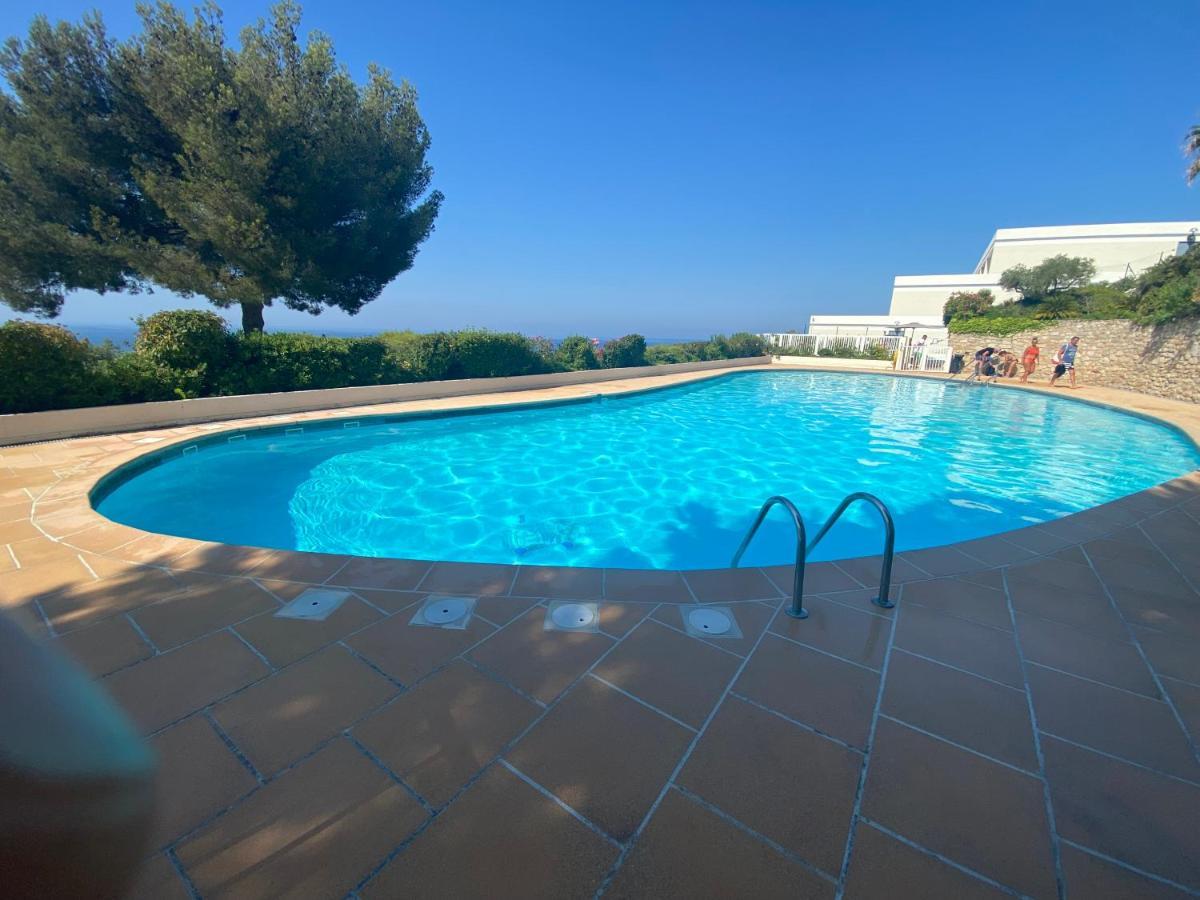 Superbe T2 44M2 - Grande Terrasse Vue Mer Panoramique Exceptionnelle Piscine - Parking باندول المظهر الخارجي الصورة